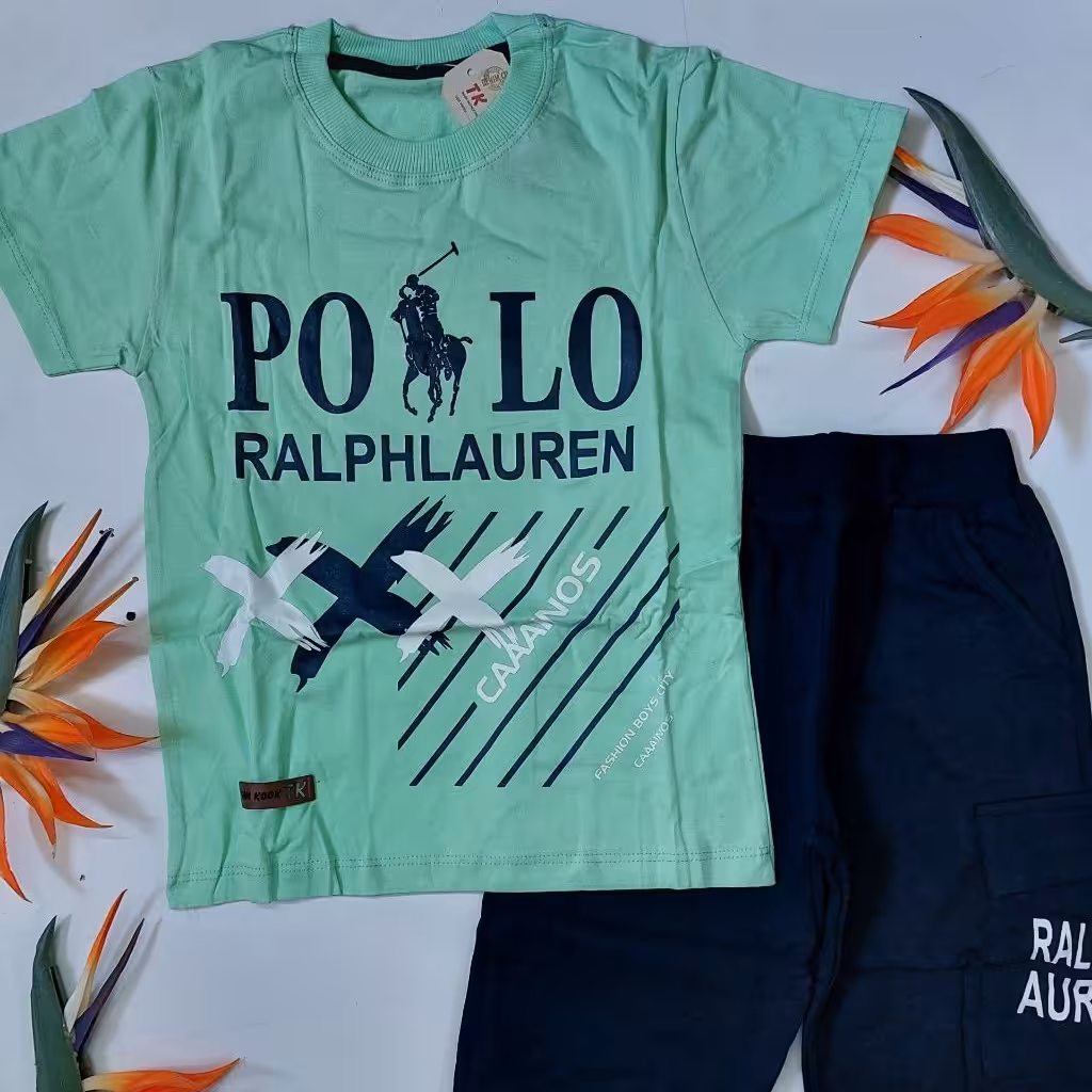 تیشرت و شلوارک پسرانه مناسب 6 تا 9 سال 