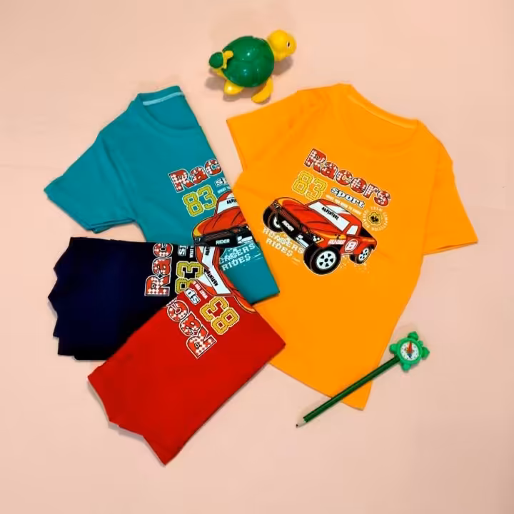 تیشرت ماشین 83.سایز40.جنس پنبه.فقط رنگ قرمز موجود هست و بقیه رنگ ها تمام شده.