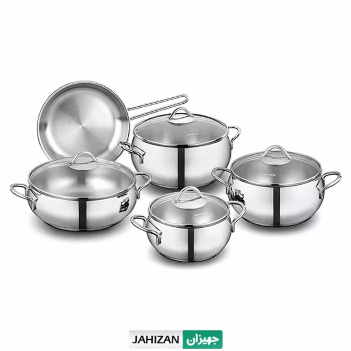 سرویس قابلمه استیل 9پارچه کرکماز مدل تامبیک کد A1800