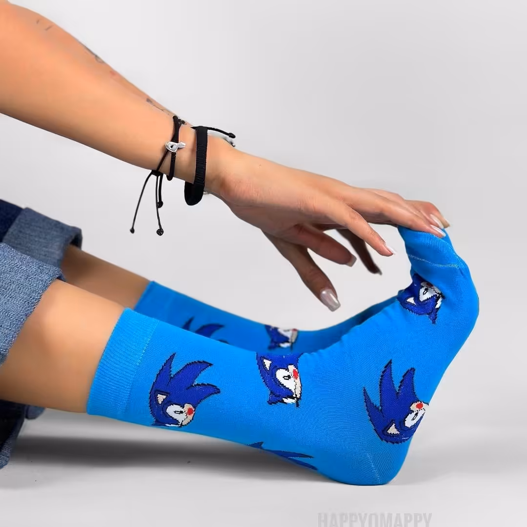 جوراب ساقدار  سونیک نخ پنبه فری سایز