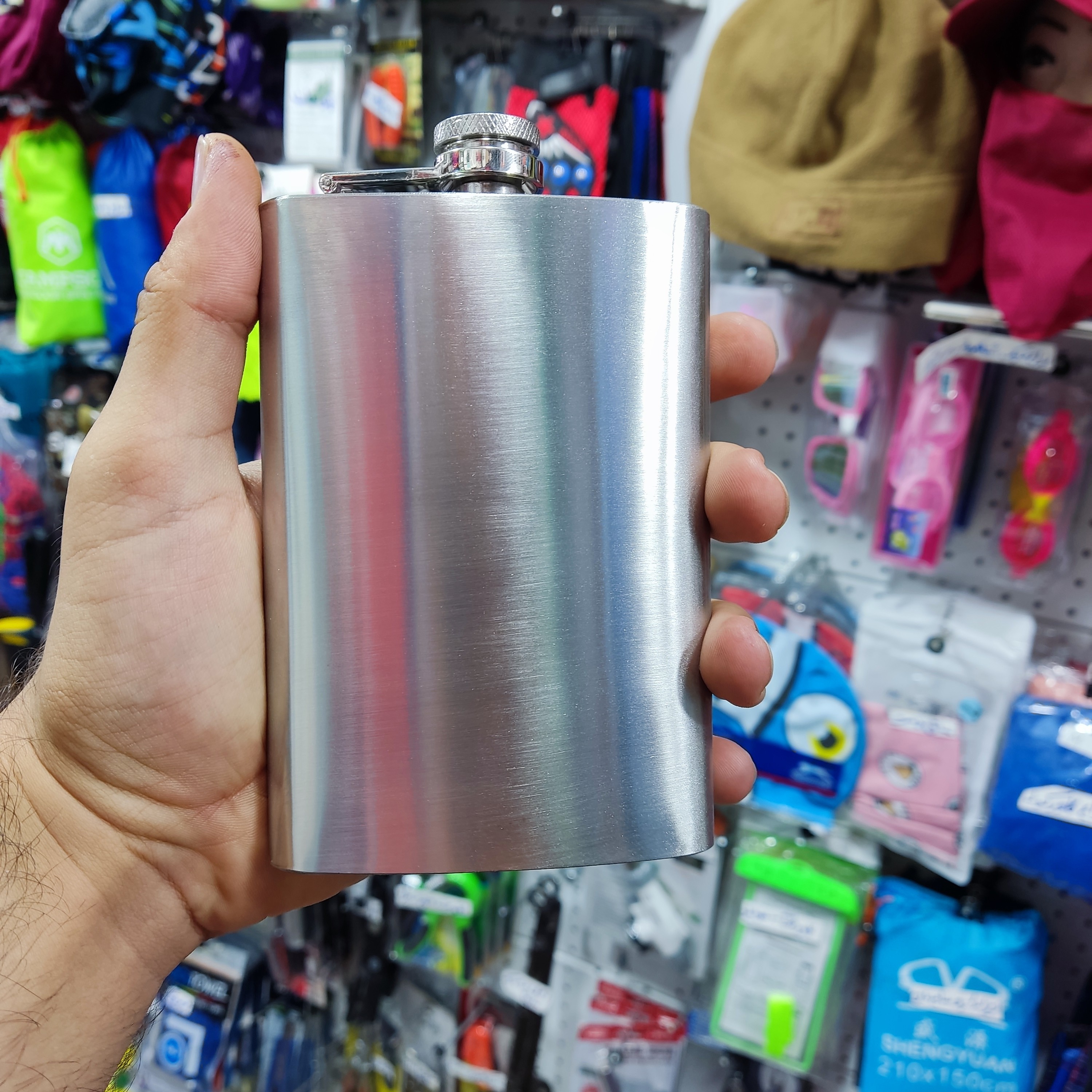 قمقمه کتابی بزرگترین سایز 9oz استیل 304