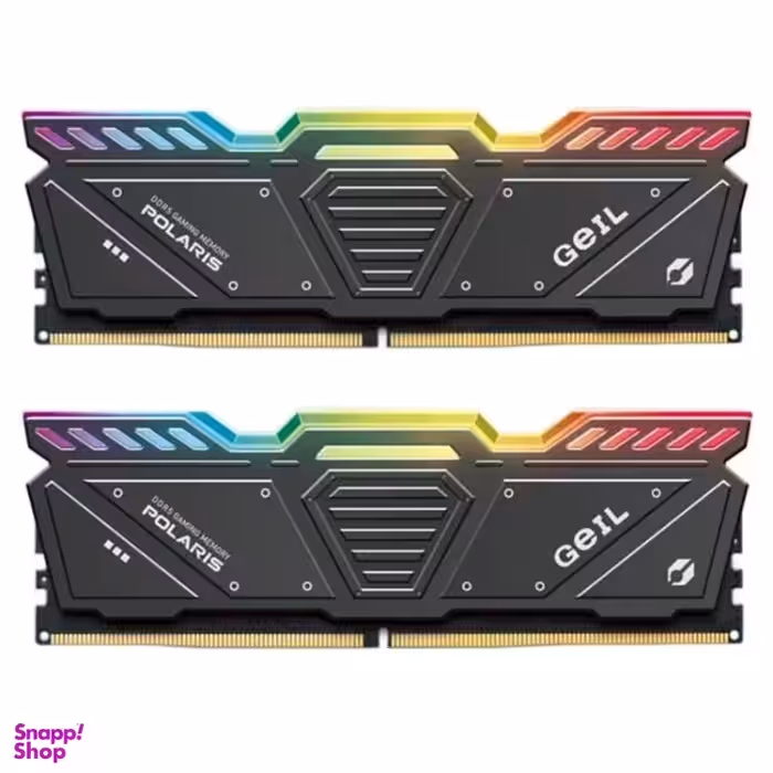 رم دسکتاپ گیل مدل Polaris دو کاناله 5200MHz DDR5 ظرفیت 32 گیگابایت بسته 2 عددی