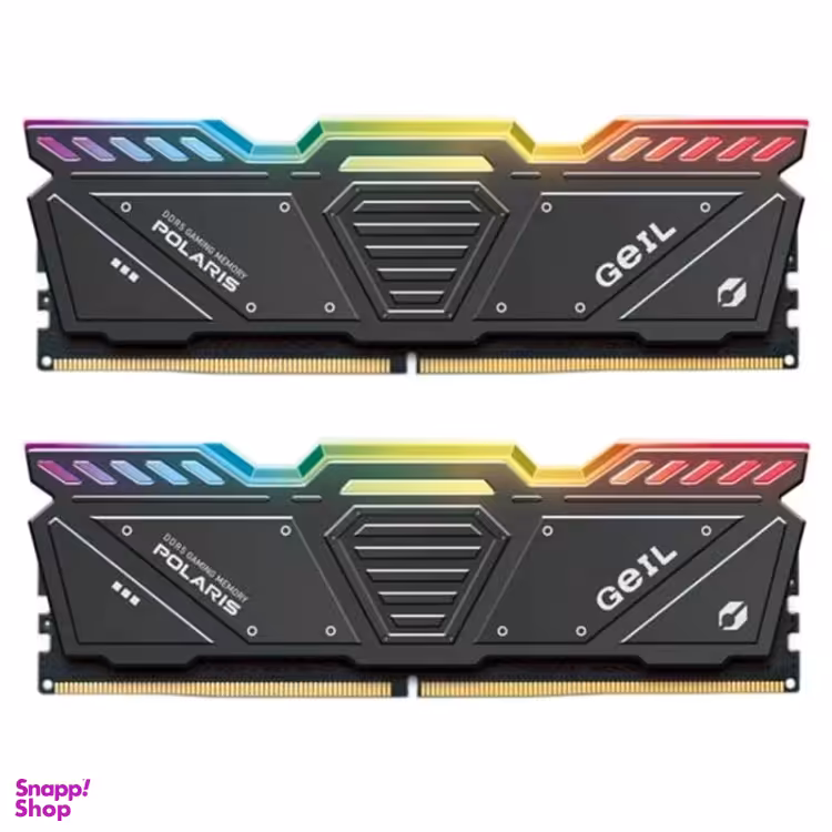 رم دسکتاپ گیل مدل Polaris دو کاناله 5200MHz DDR5 ظرفیت 32 گیگابایت بسته 2 عددی