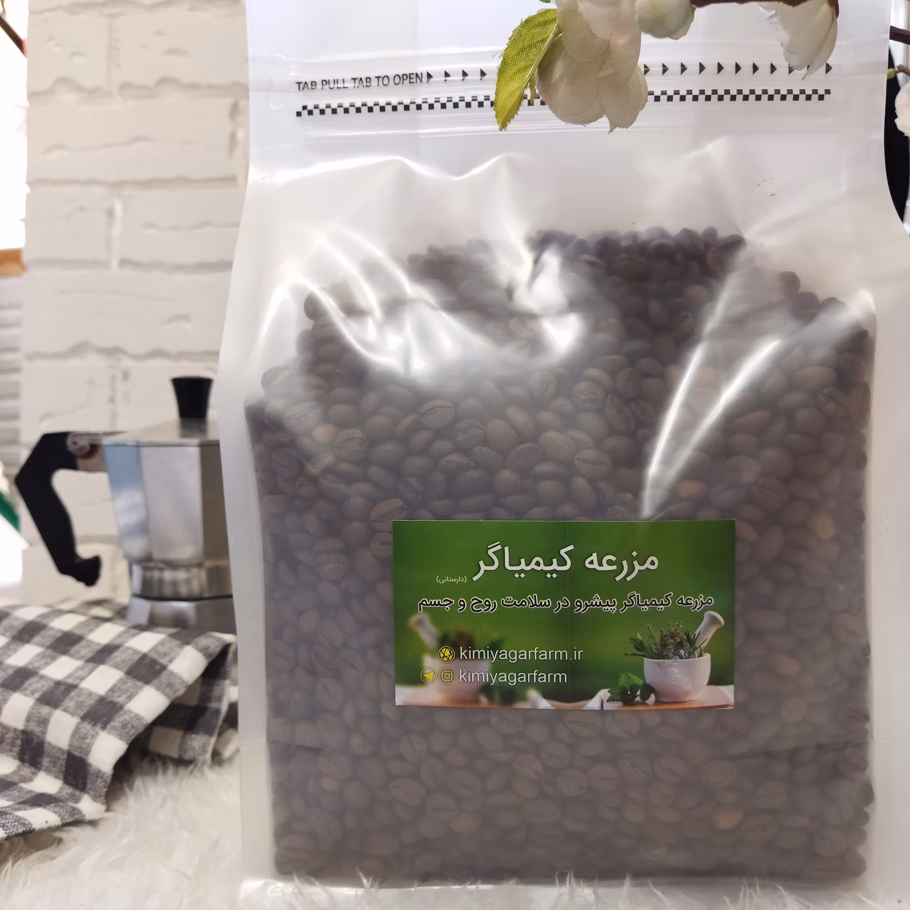 قهوه میکس 30در70 درجه یک 1کیلویی