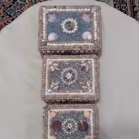 جعبه مستطیل صدفی کد 2