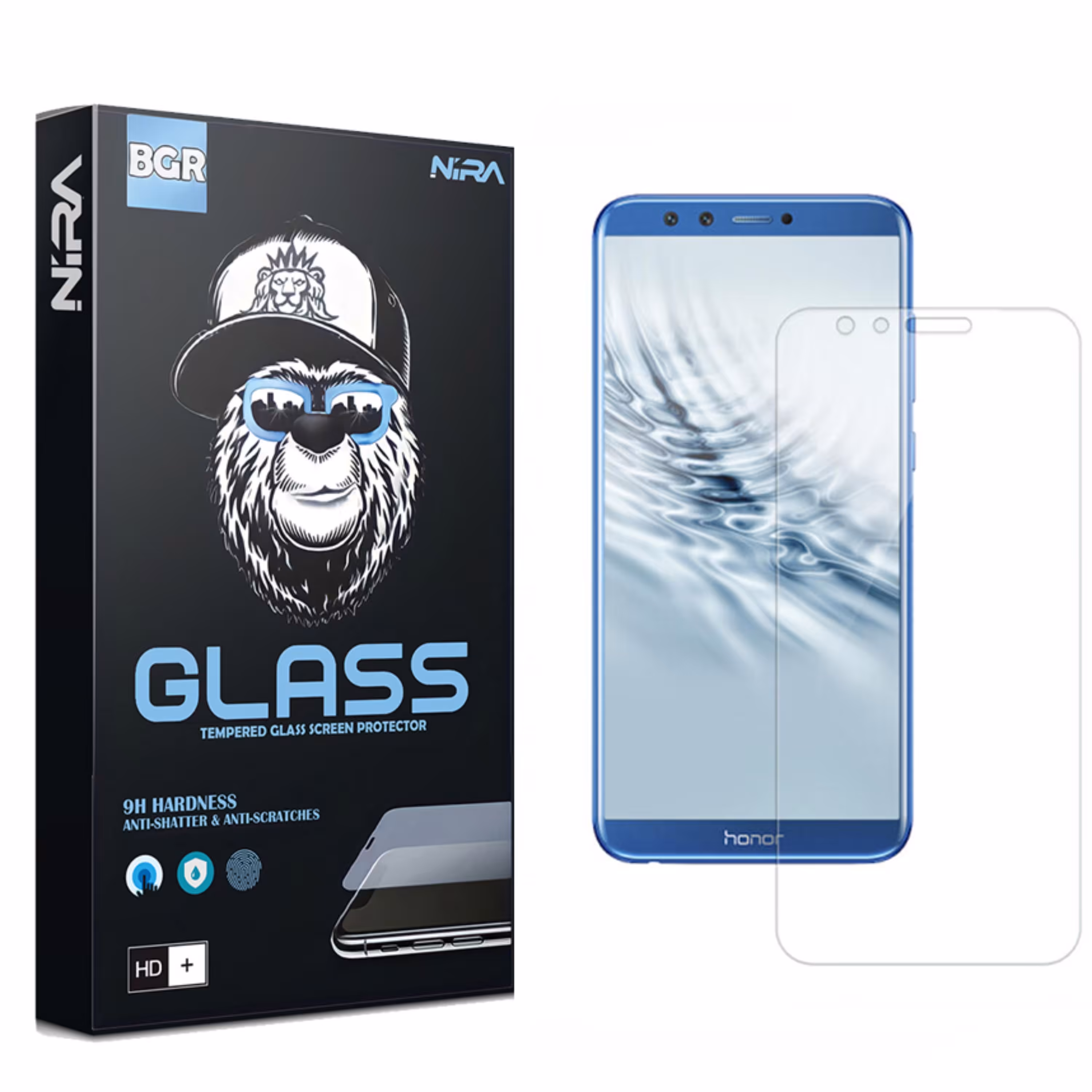 گلس شیشه ای نیرا  مناسب برای مدل آنر 9 Lite