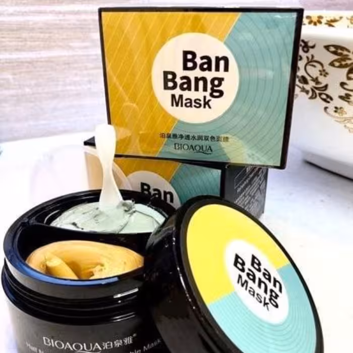 ماسک دوقلوی چند منظوره مغذی و گیاهی بن بنگ بیوآکوا