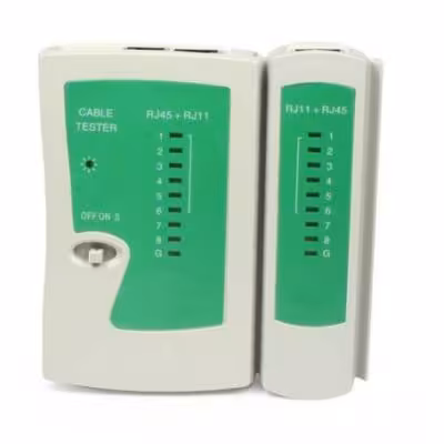 مجموعه 2 عددی تستر شبکه و کابل RJ11/RJ45 tester