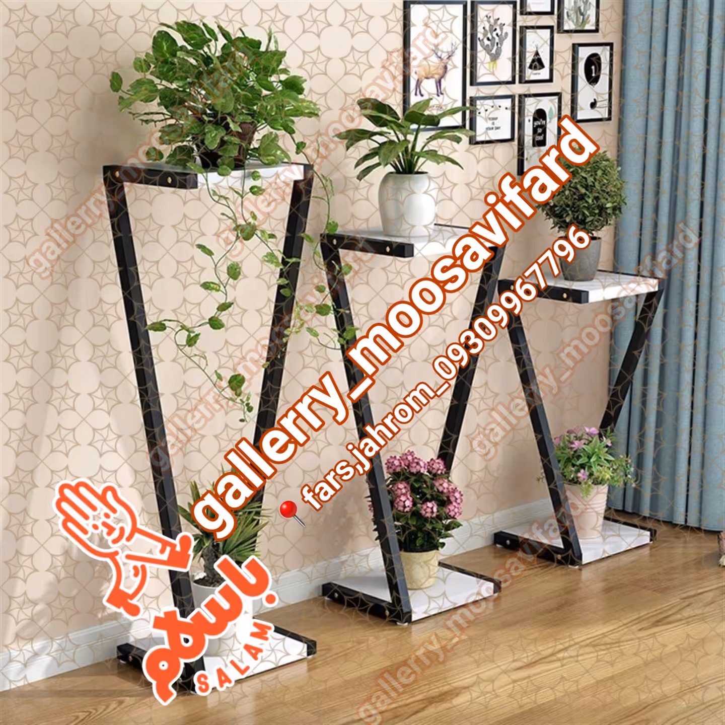 ست استند طرح z دوطبقه بسیار مقاوم و تحمل وزن بالا(پس کرایه)