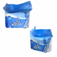 دستمال توالت دو قلو روژین