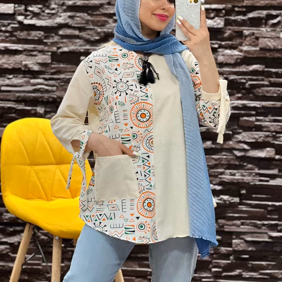 مانتو لینن دورنگ

