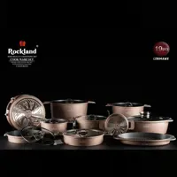 سرویس قابلمه چدن گرانیت 19 پارچه راکلند طرح آلمان کد 205