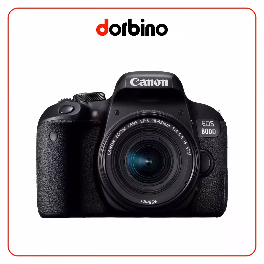 دوربین عکاسی کانن Canon EOS 800D Kit 18-135mm f/3.5-5.6 IS USM - فروشگاه دوربین دوربینو