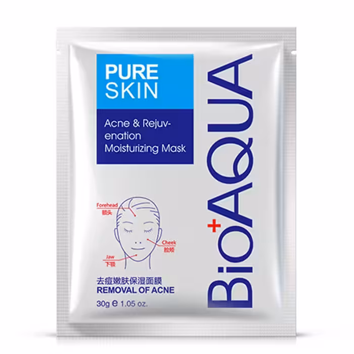 ماسک ضدجوش بیواکوا ماسک ورقه ای بیوآکوا ماسک صورت  ماسک بیواکوا