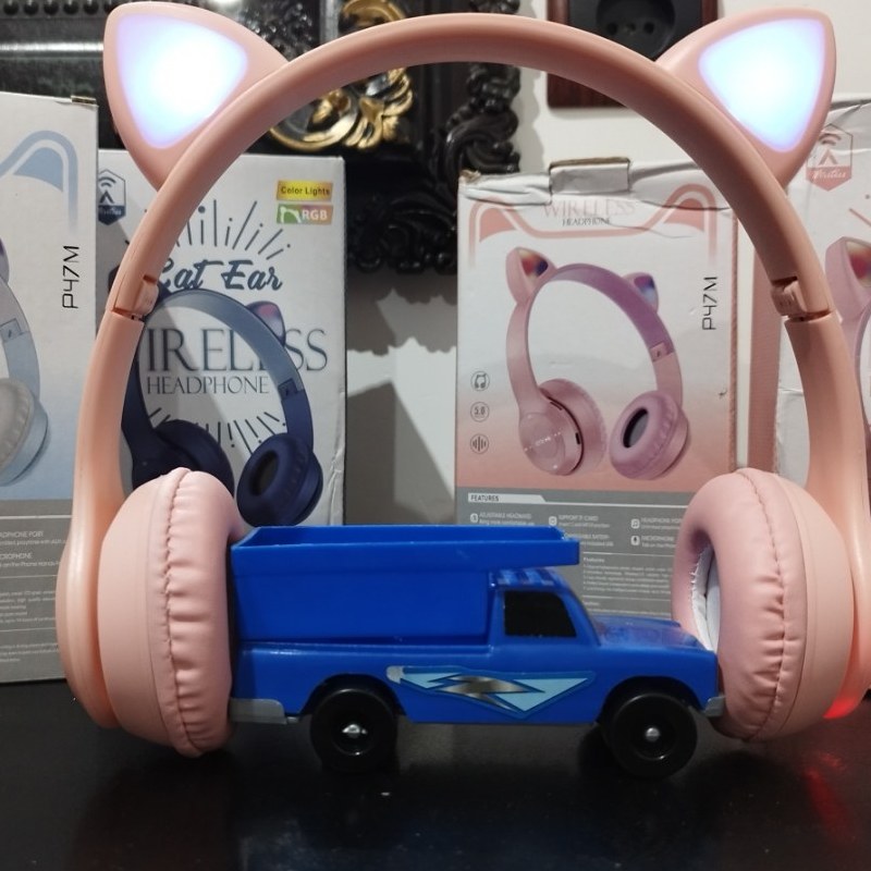 هدفون گیمینگ گربه ای مدل p47m