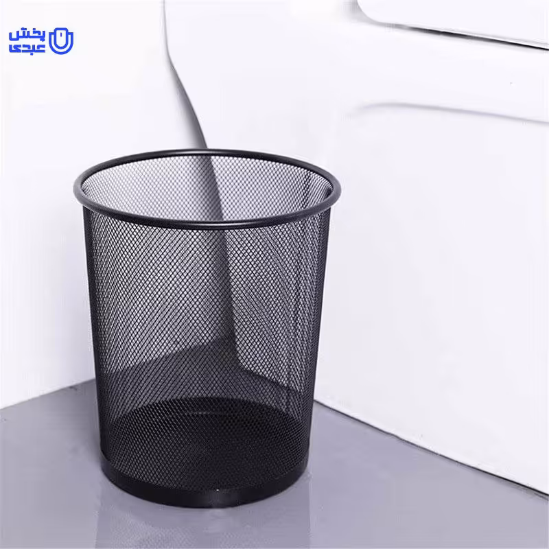 سطل کاغذ توری فلزی کوچک