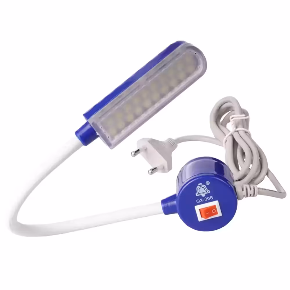 خرید چراغ چرخ خیاطی LED اهنربایی 30 ردیفه فنری