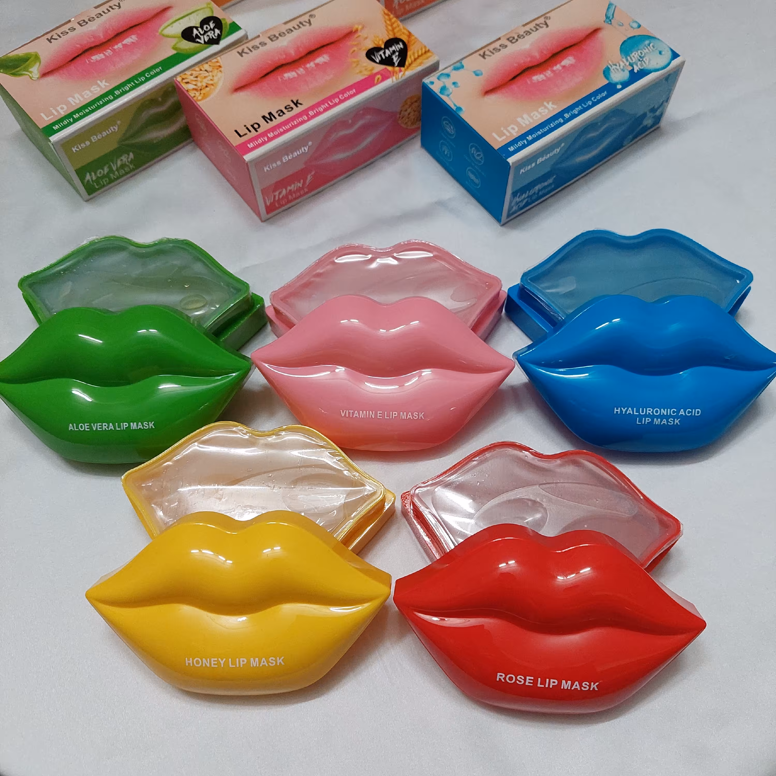 ماسک لب کاسه ای هیالورونیک اسید 20 عددی