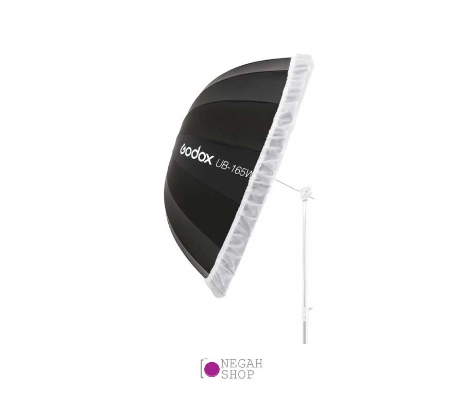 چتر 165 سانت داخل سفید گودکس Godox UB-165W به همراه دیفیوزر
