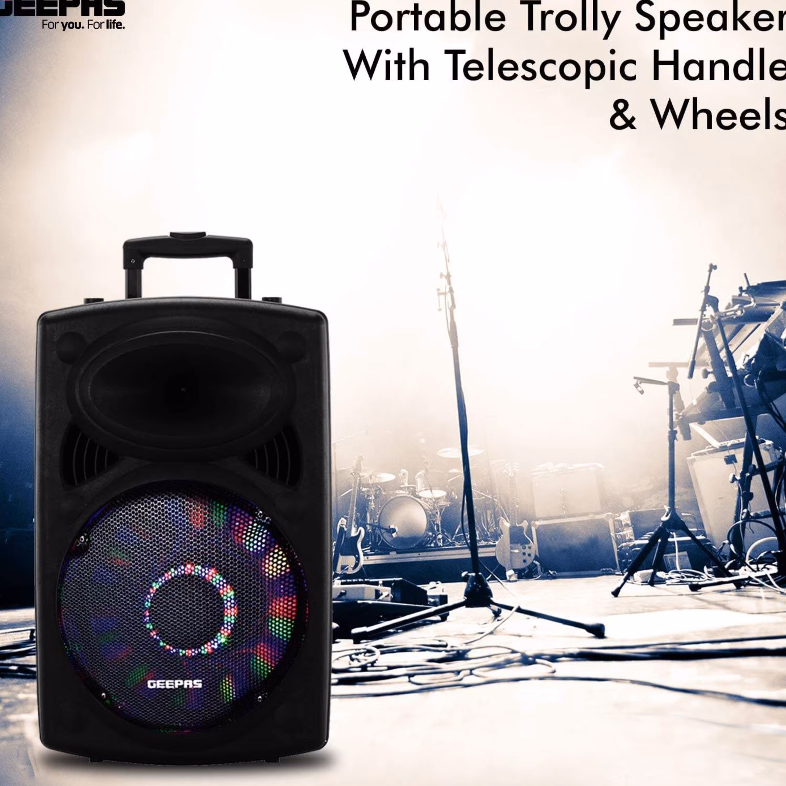 اسپیکر بلوتوثی قابل حمل جی پاس مدل GMS8519 