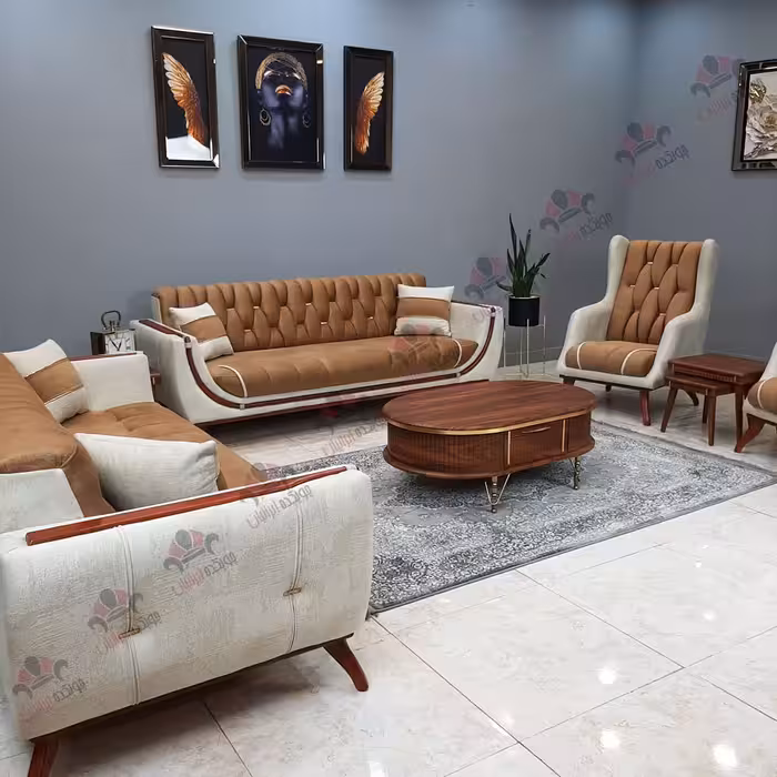 مبل راحتی چستر 8 نفره مینیمال ترک مدل پیکاسو