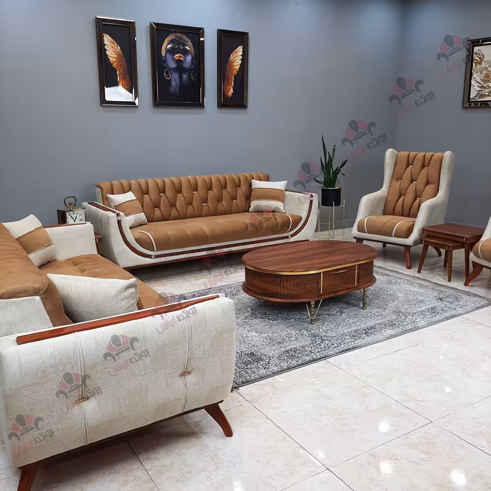 مبل راحتی چستر 8 نفره مینیمال ترک مدل پیکاسو