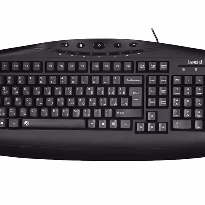 کیبورد بیاند مدل BK 6161 با حروف فارسی Beyond Keyboard