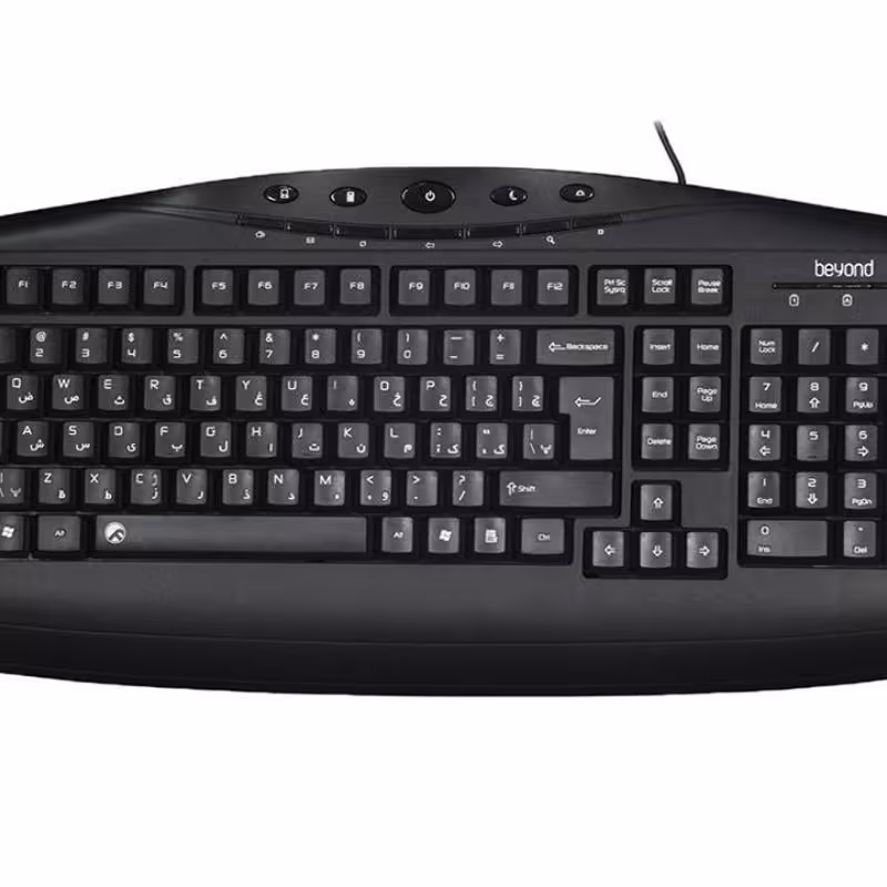 کیبورد بیاند مدل BK 6161 با حروف فارسی Beyond Keyboard
