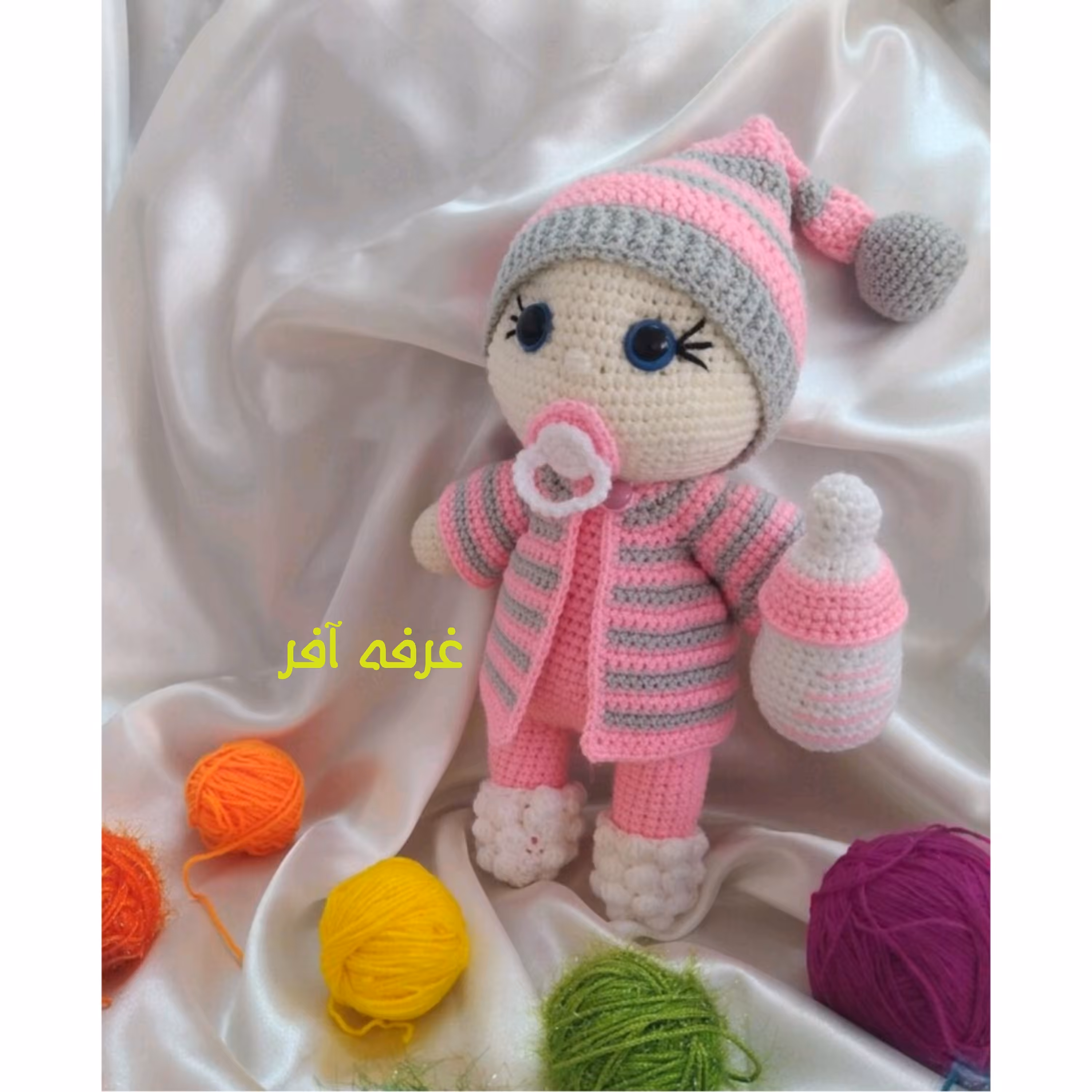 عروسک نی نی پستونکی(   بافت)