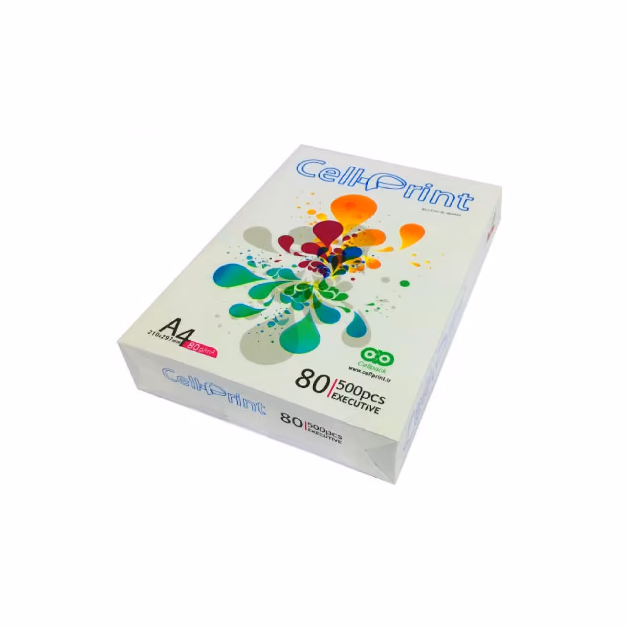 کاغد A4 مدلCELL PRINT تعداد 500 عددی