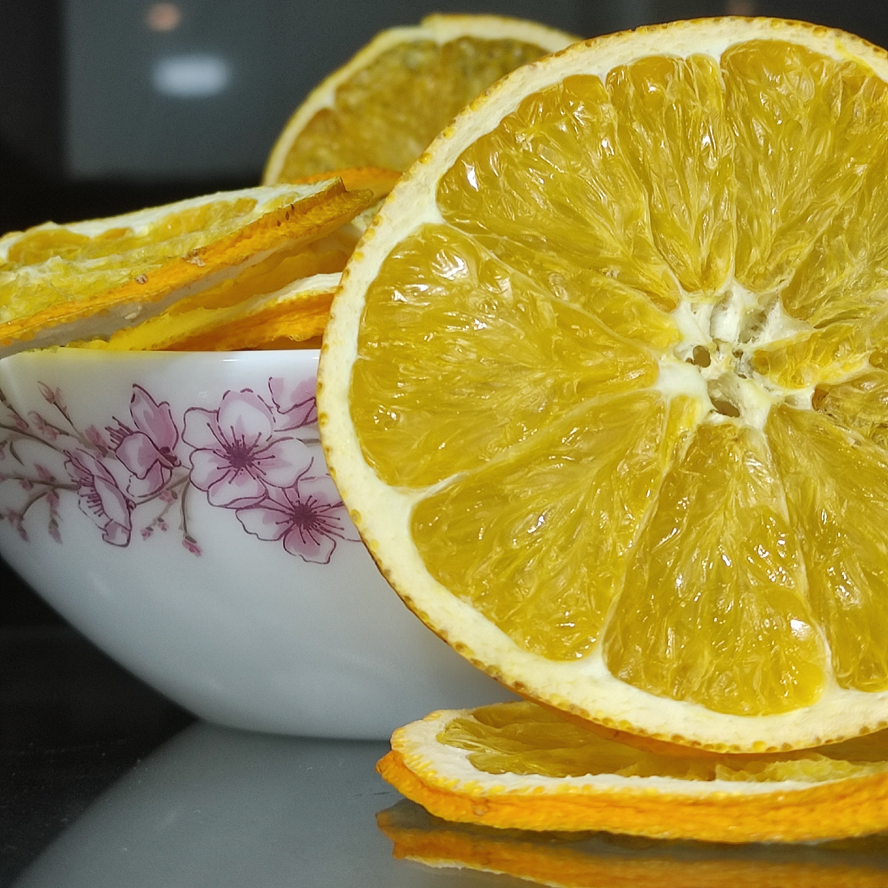 پرتقال خشک 500 گرم.برگ پرتقال اسلایس شده خشک