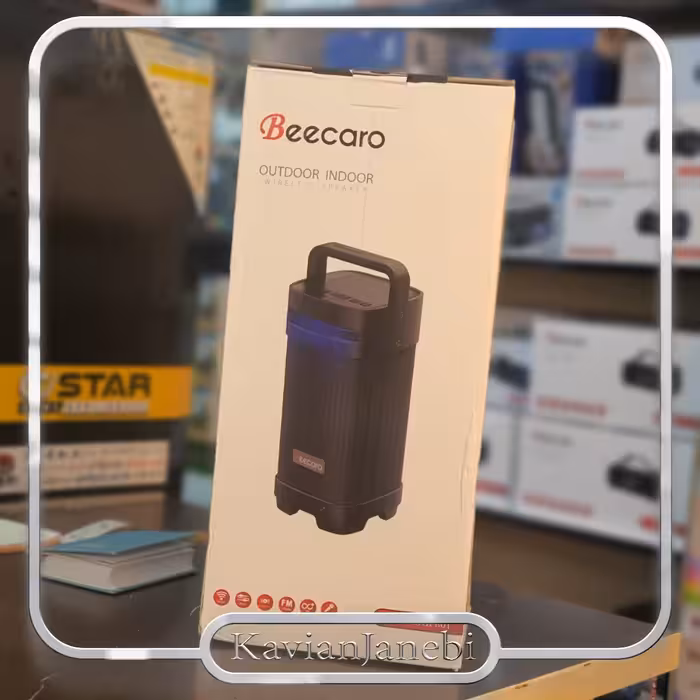 اسپیکر بلوتوثی قابل حمل بیکارو مدل GF801 ،وزن 4300 گرم، ظرفیت باتری4400 میلی آمپر