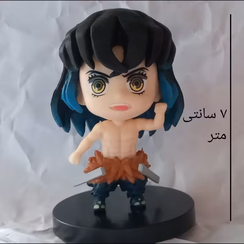 اکشن فیگور اینوسکه انیمه شیطان کش 7 سانتی Kimetsu no yaiba 