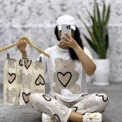 ست سه تیکه راحتی طرح قلب