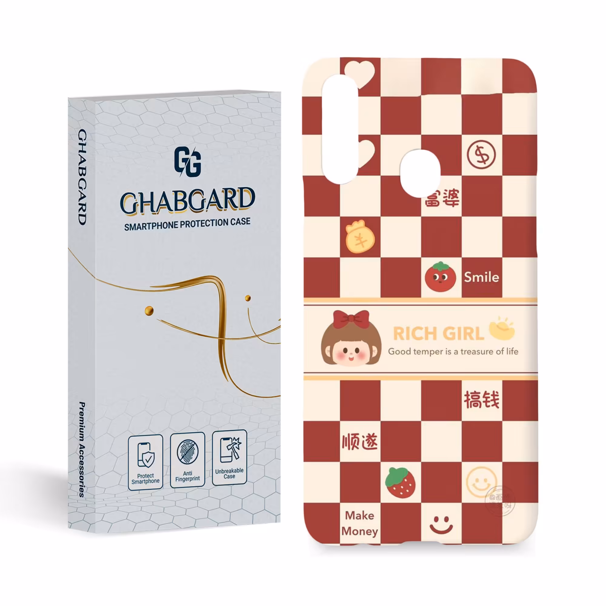 کاور گارد قاب دخترانه مدل g1119 مناسب برای گوشی سامسونگ a20s 