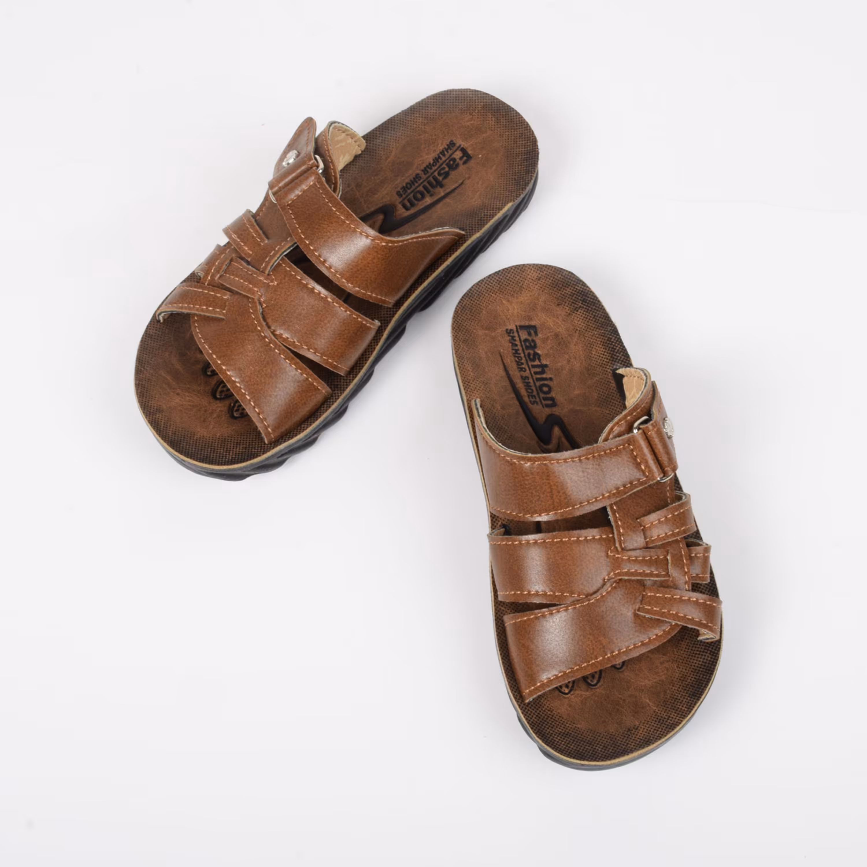 صندل پسرانه شهپر  کد 3018 گردویی