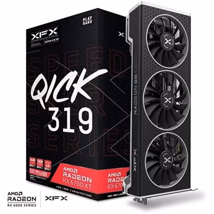 کارت گرافیک ایکس اف ایکس RX 6700 XT QICK 319 12G