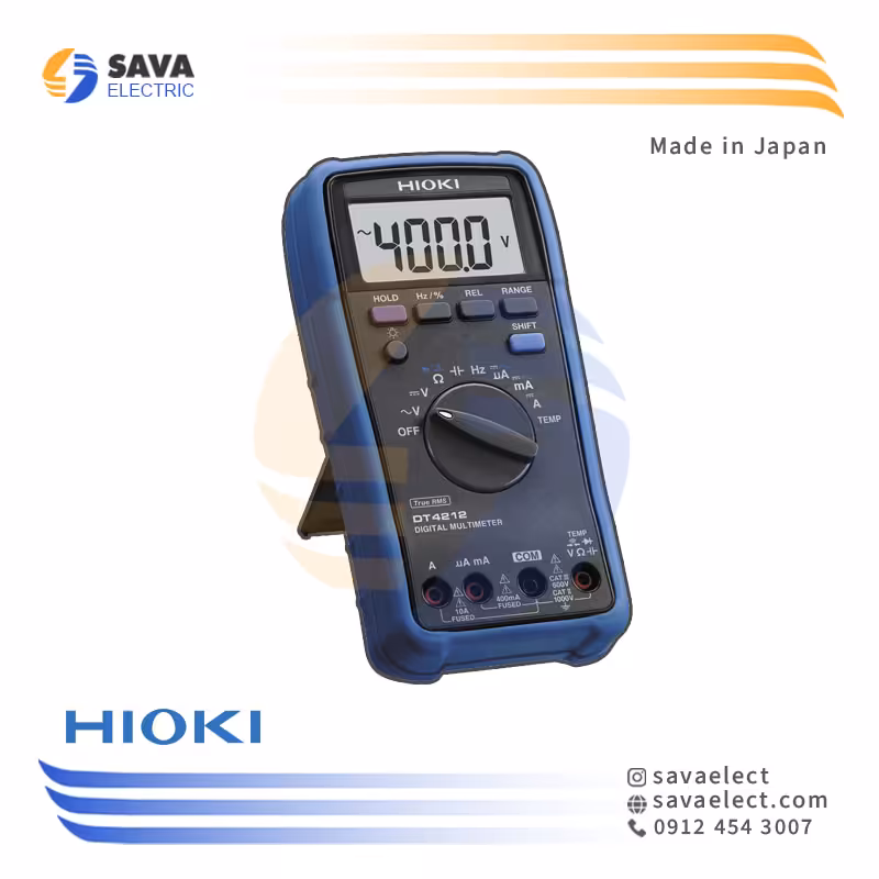 خرید مولتی متر دستی دیجیتال DT4212 هیوکی ژاپن | ساوا الکتریک