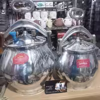 دیگ زودپز خمره ای رزین استیل هادی 5نفره سمت راست تصویر طرح ویژه در فروشگاه لوازم خانگی کمالی مشهد 
