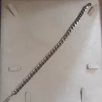 دستبند کارتیر استیل نقره ای رنگ ثابت