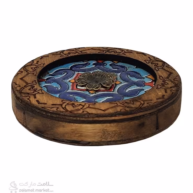 جا عودی مدل گرد طرح کاشی