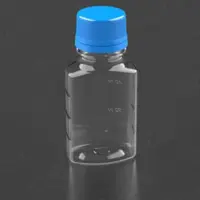 بطری پلاستیکی  60میل کتابی مدرج شفاف بادرب ساده(100تایی)