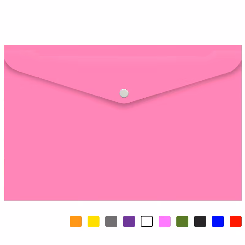 خرید پوشه پلاستیکی دکمه دار سایز A5