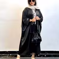 مانتو عبایی سایز بزرگ حمیرا