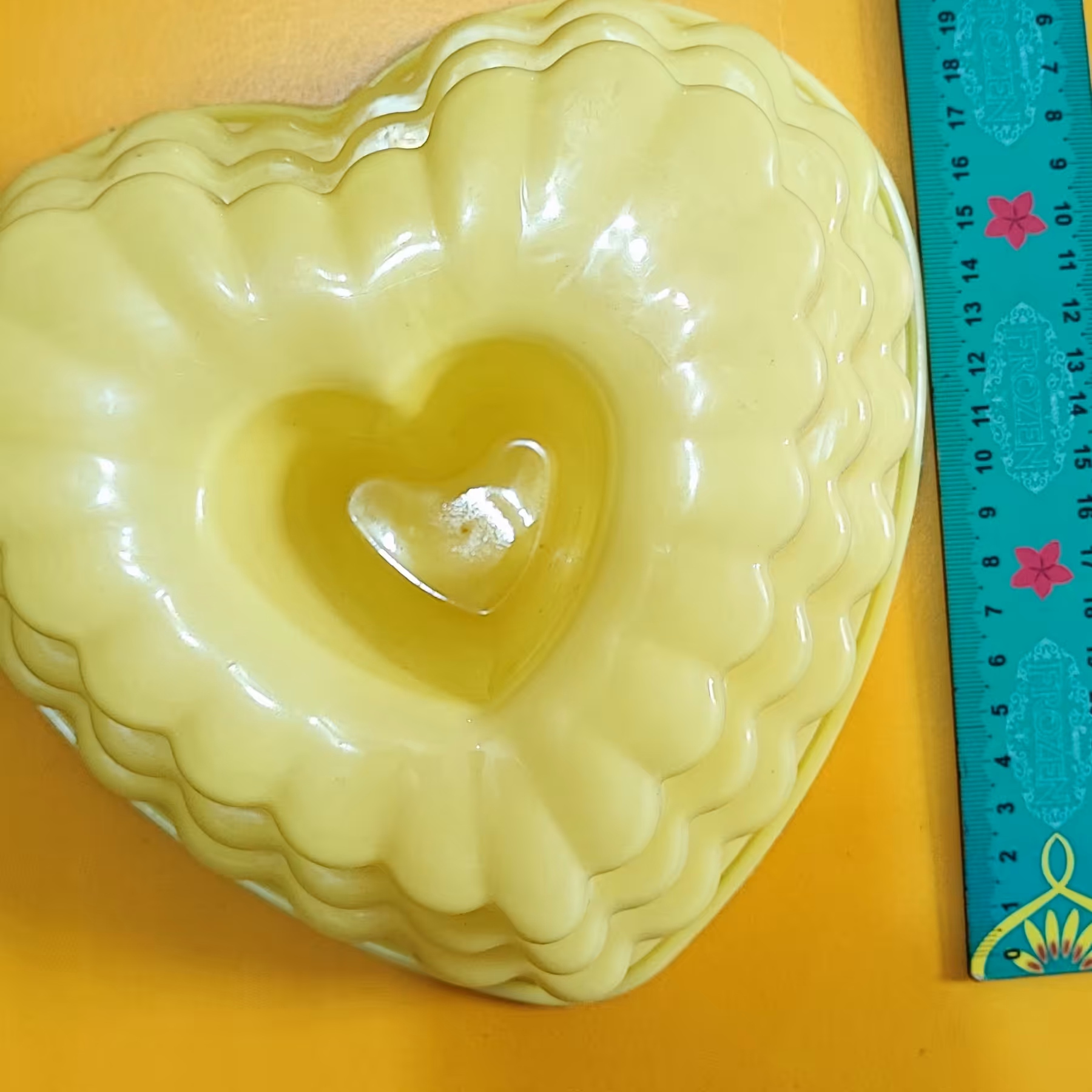 قالب  ژله پلاستیکی  قلب  طبقاتی