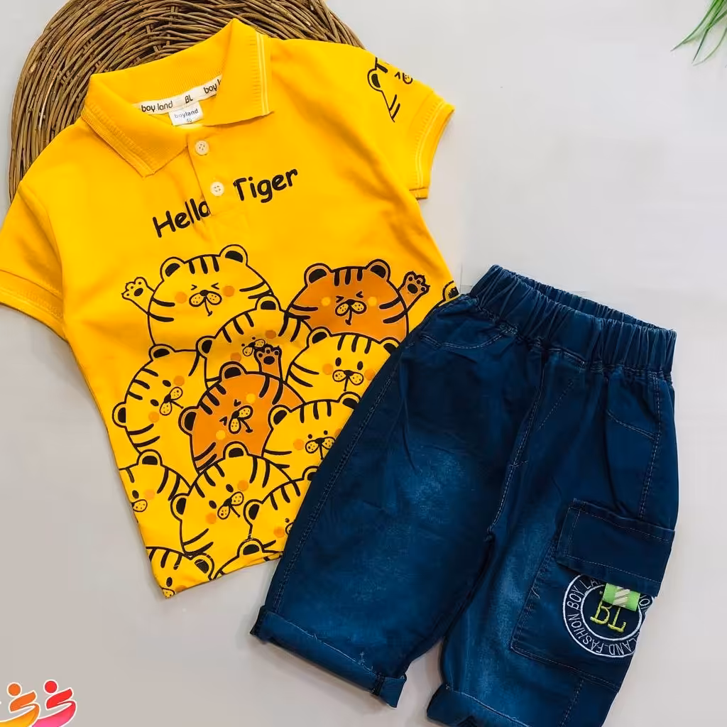 تیشرت شلوارک ببری