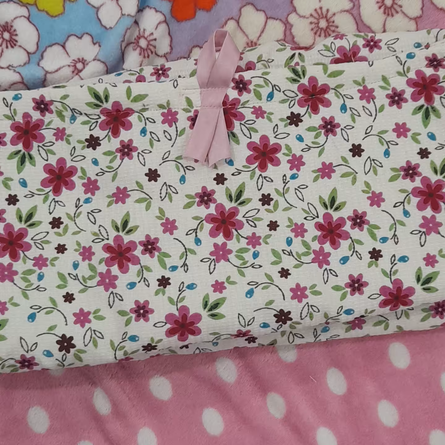 نمگیر ظروف سایز 50 در 90 رنگ صورتی  جنس نخی و پشم شیشه و پلاستیک