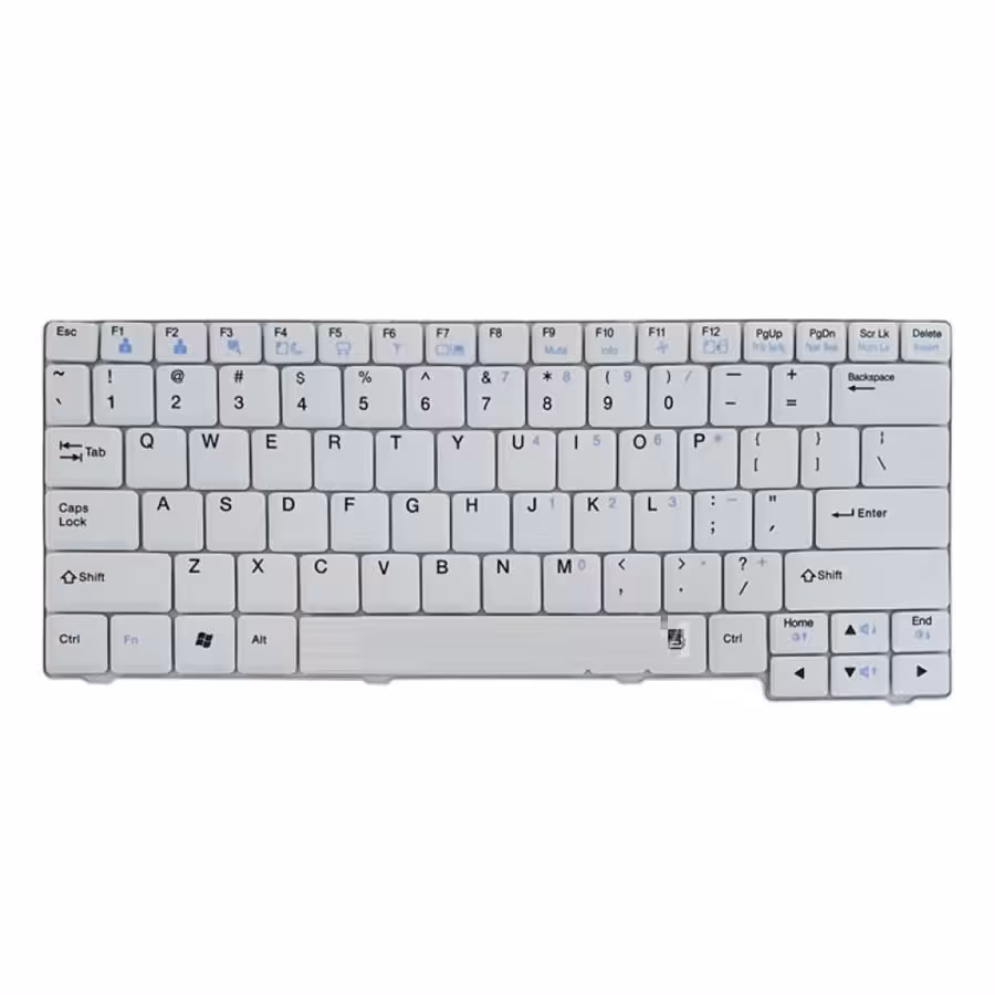 کیبورد لپ تاپ ال جی مدل E200 سفید