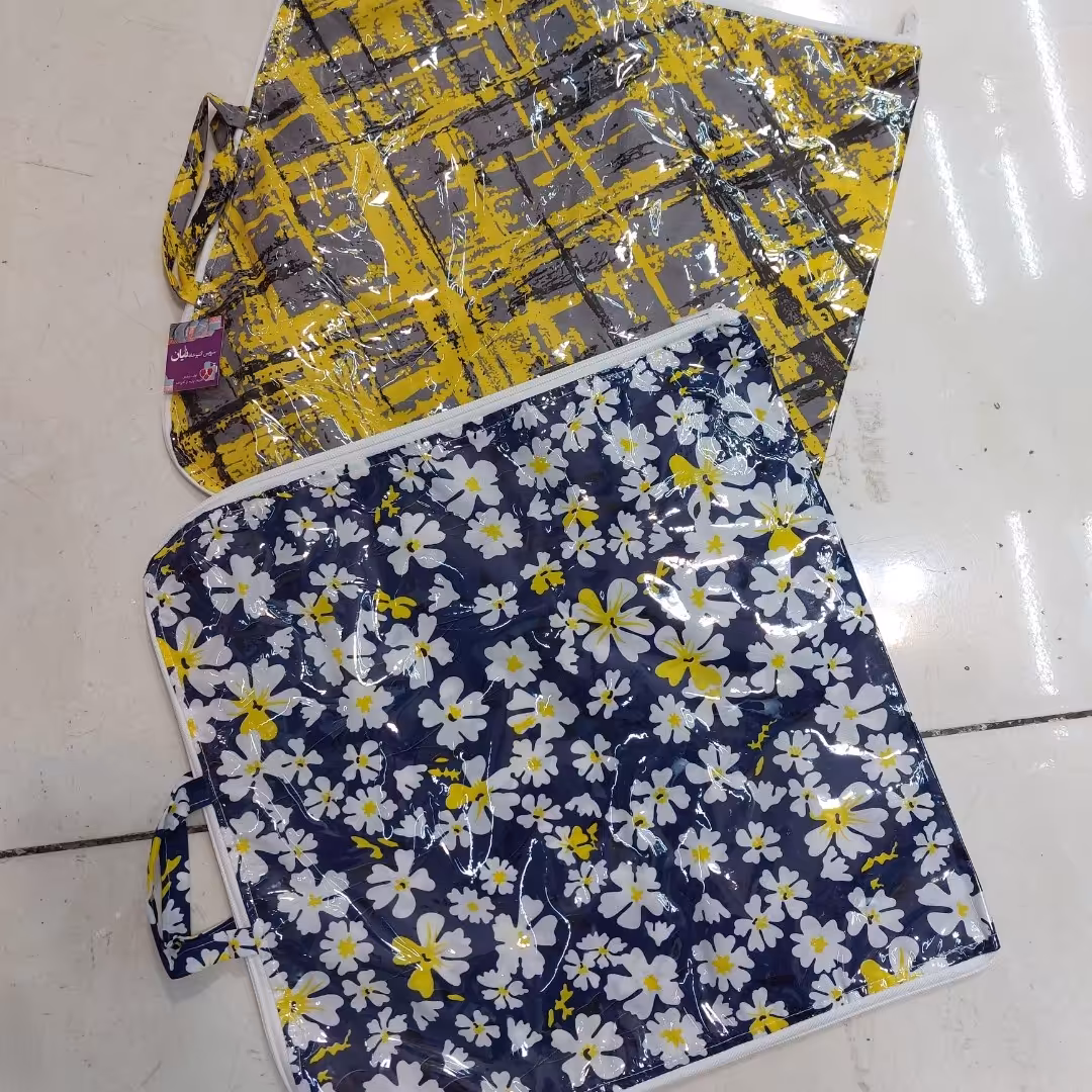 کیسه نان زیپ دار و دسته دار دارای رویه طلقی و جنس پارچه در پلاسکو حاجی ارزونی 