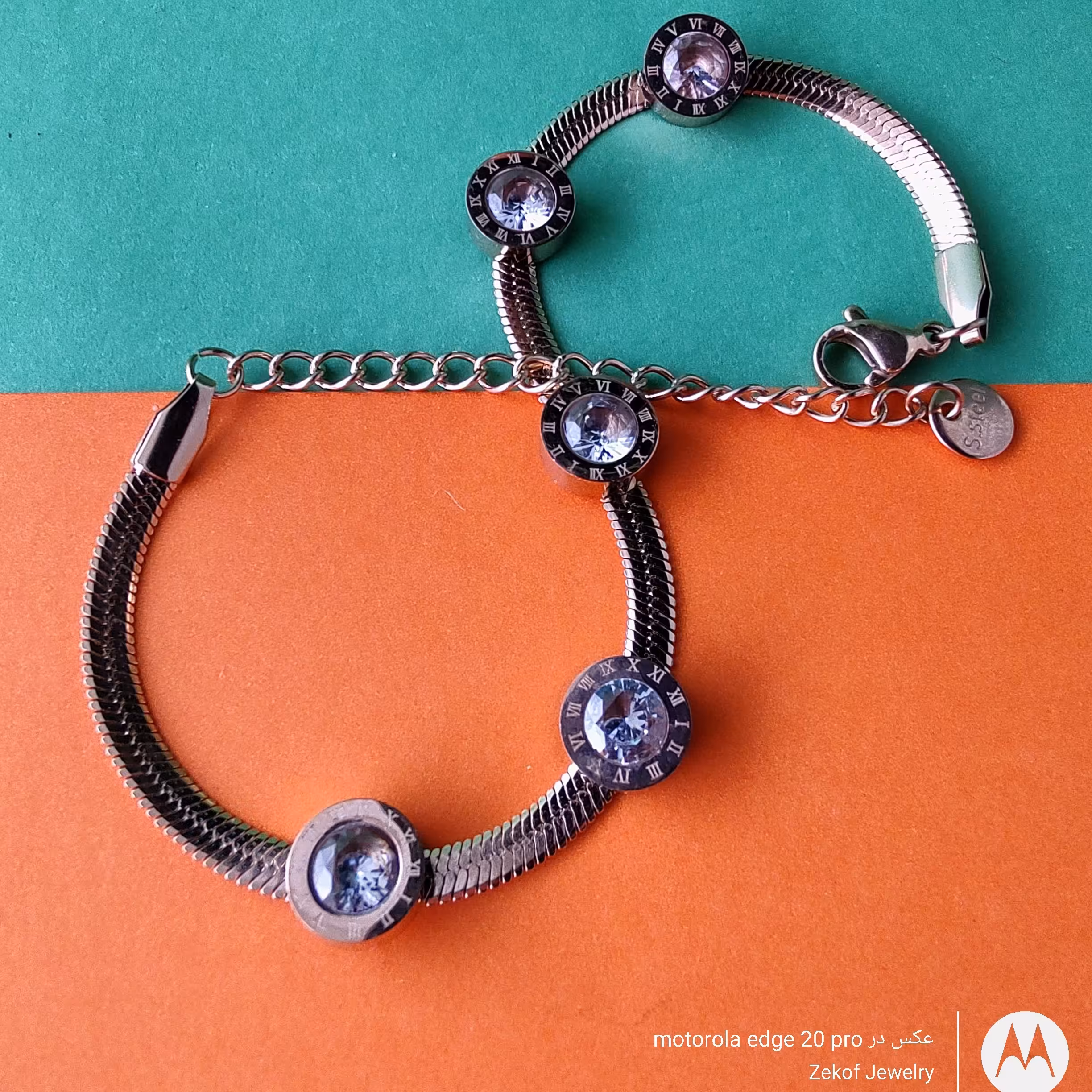 دستبند استیل(s.steel) در رنگ برنزی 